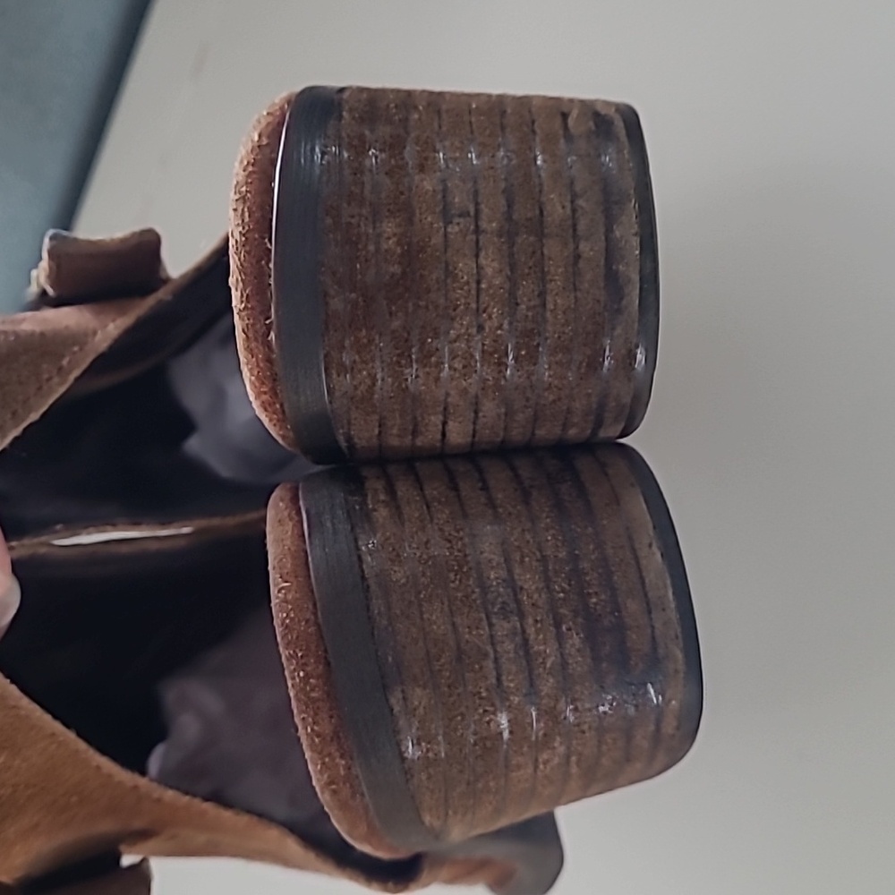Born Margrit Slingback Suede Booties Women's Size 7 - Picture 5 of 14